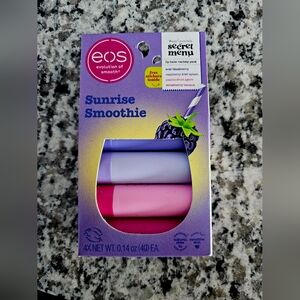 🖤 3/$12 EOS Sunrise Smoothie Lip Balm Trio